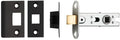 Carlisle Brass 76mm Bolt Through Tubular Latch 8mm Follower Matt Black New