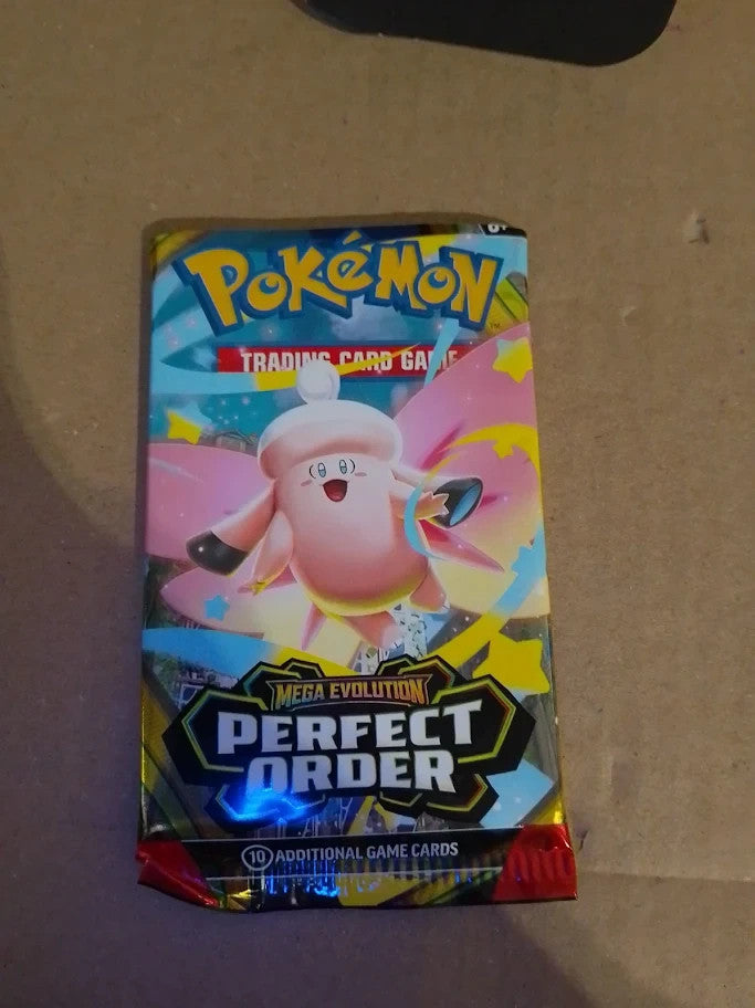Pokemonn TCG Mega Evolution Perfect Order Booster Display Packs Opened Used