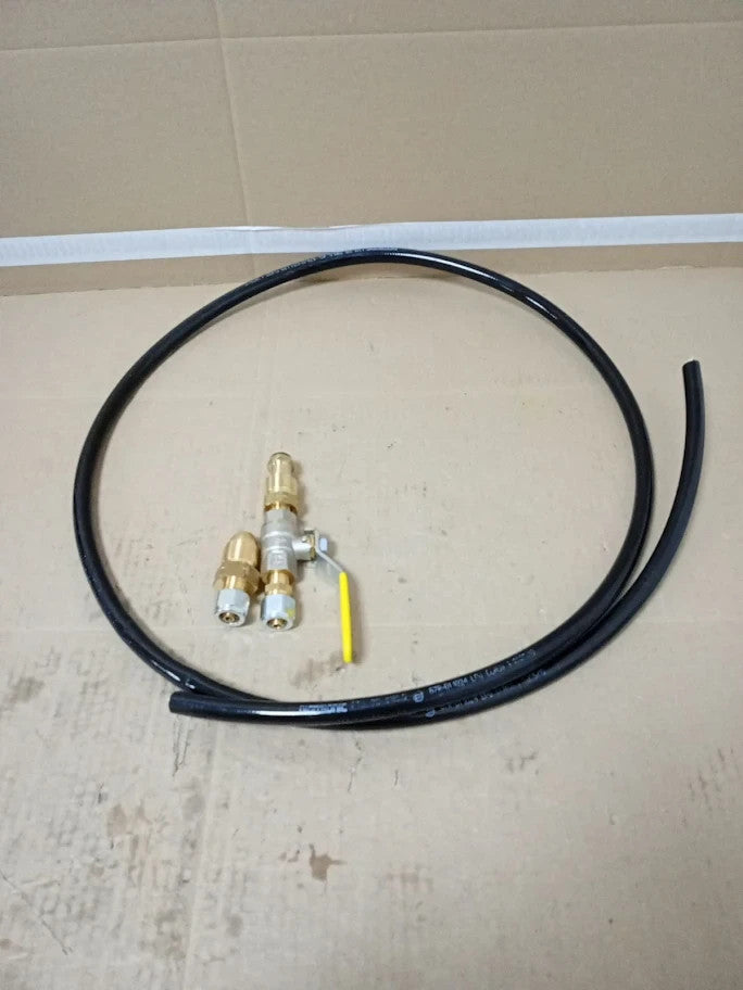 DN Autogas Part LPG Gas Bottle Refill Set Adaptors Kit Remotely Fill Empty 2M