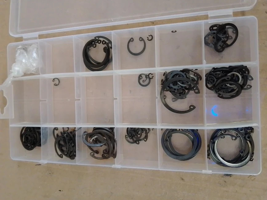 Toolzone Internal Circlip Set With Case Black