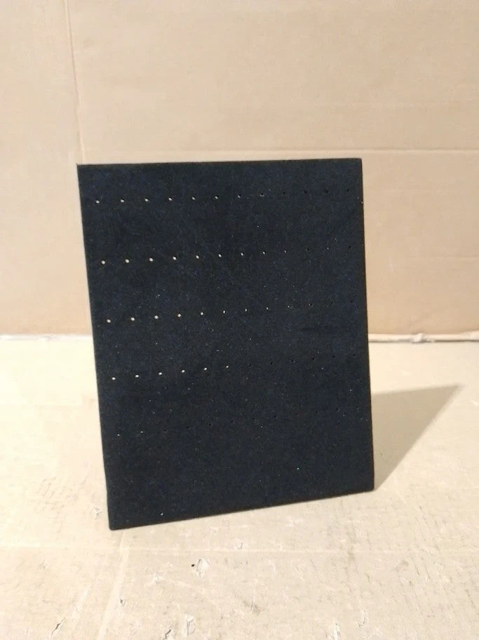Earring Display Stand Black Velvet Jewelry Organizer With 60 Slots New