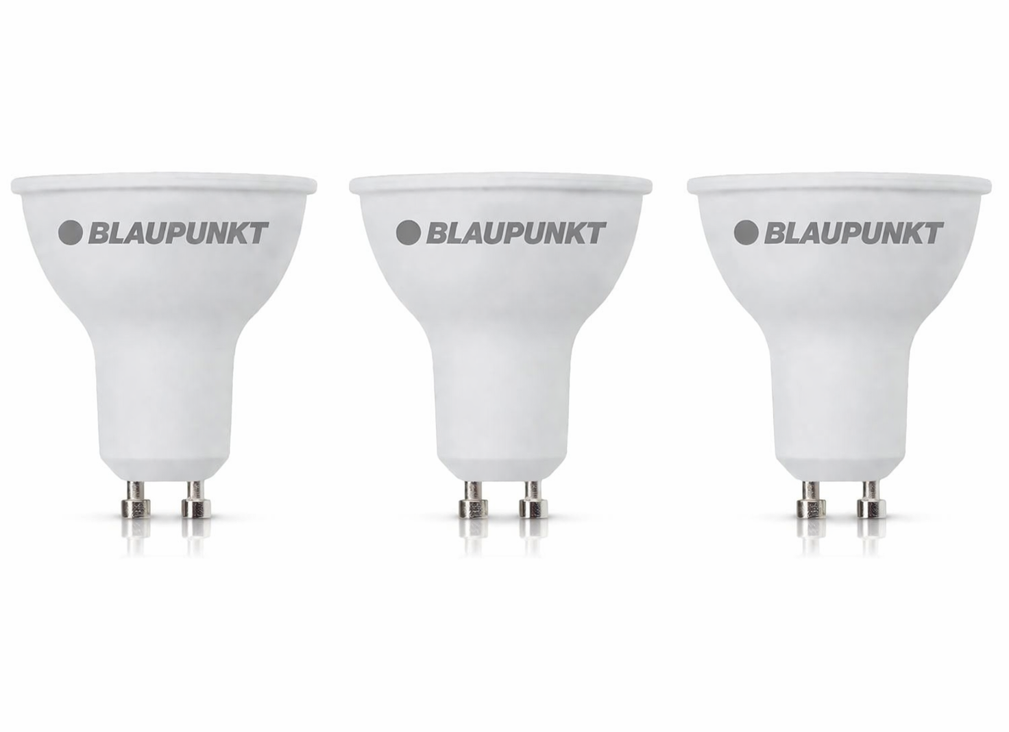 BLAUPUNKT LED GU10 Bulb 5W 500 Lumens White 2700K Replaces 50W Halogen 3 Pieces