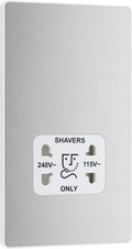 BG Electrical Dual Voltage Shaver Plug Socket Electric Toothbrush Charger New