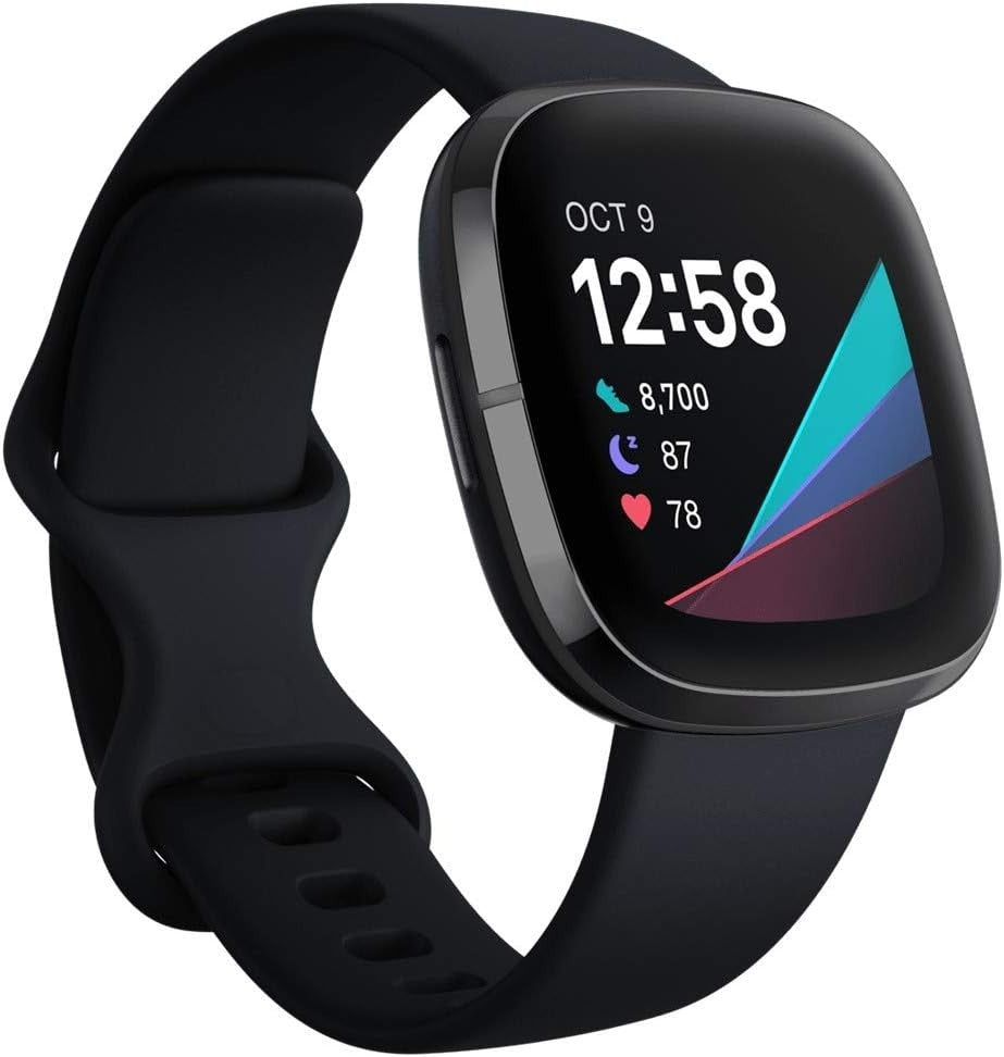 Fitbit Sense Advanced Smartwatch Tools Heart Health Stress Management New