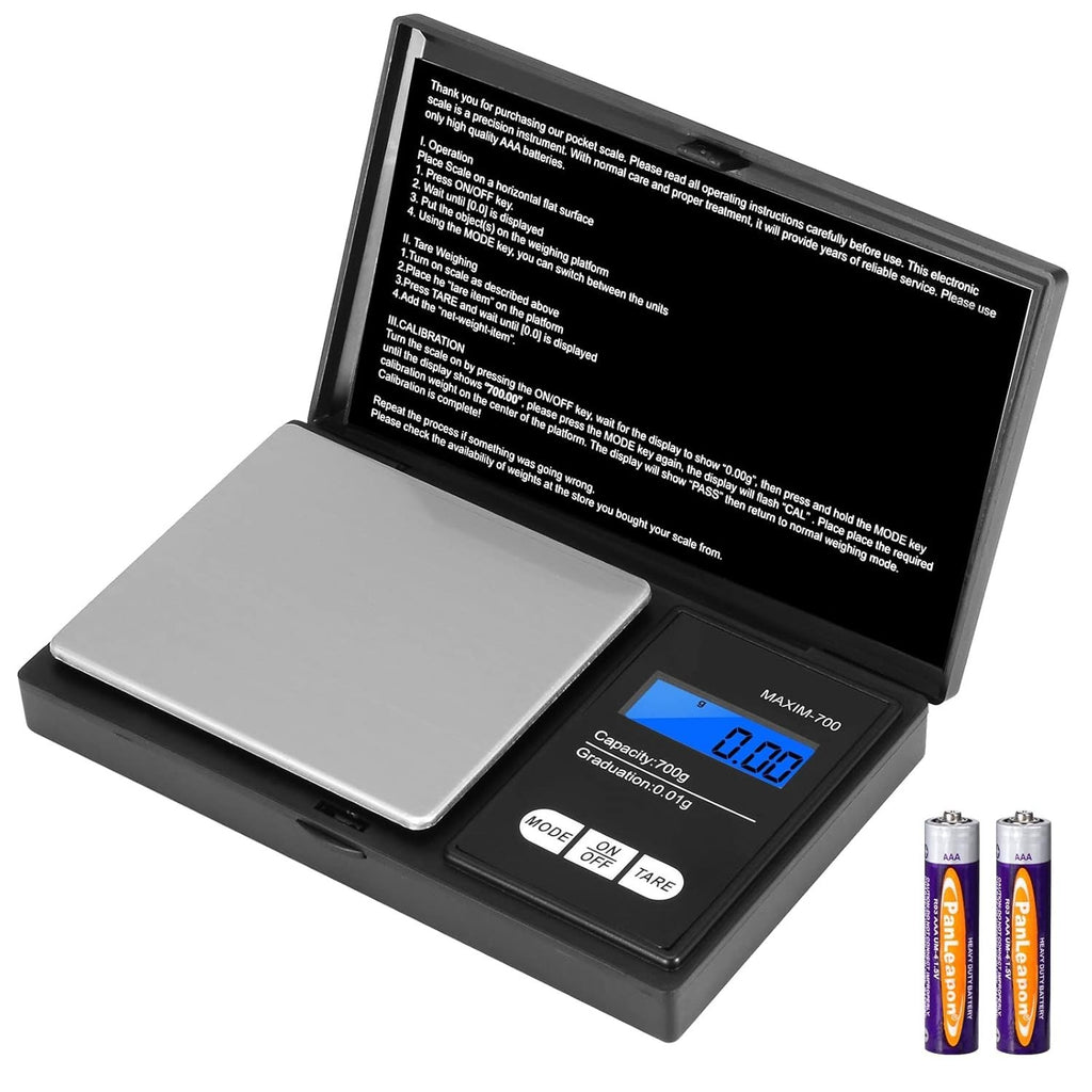 Vinabo 700g Digital Scales 0.01g Kitchen Mini Pocket Precision LCD Display New