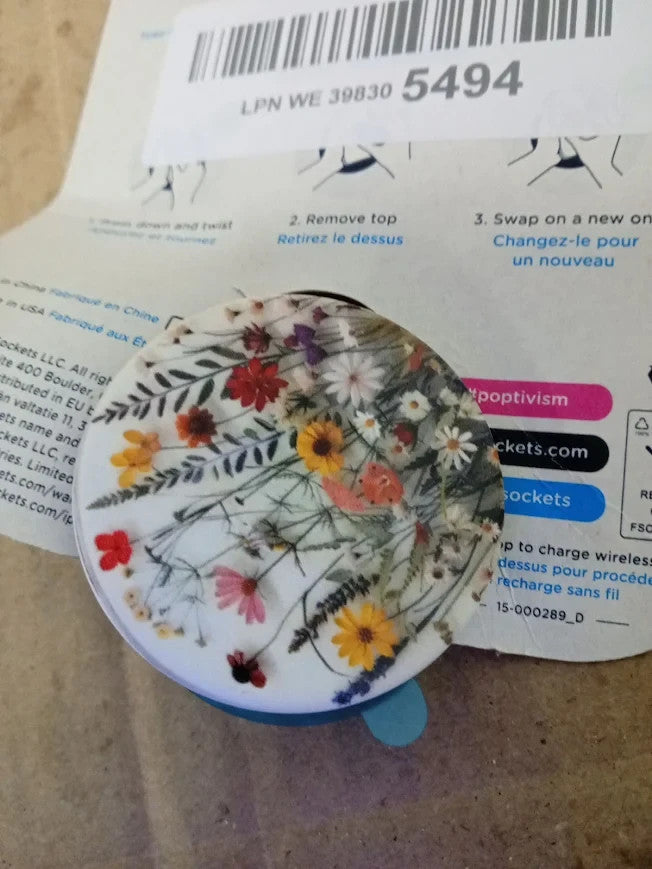 Flower Garden Botanical Floral Flowers Adhesive PopGrip New