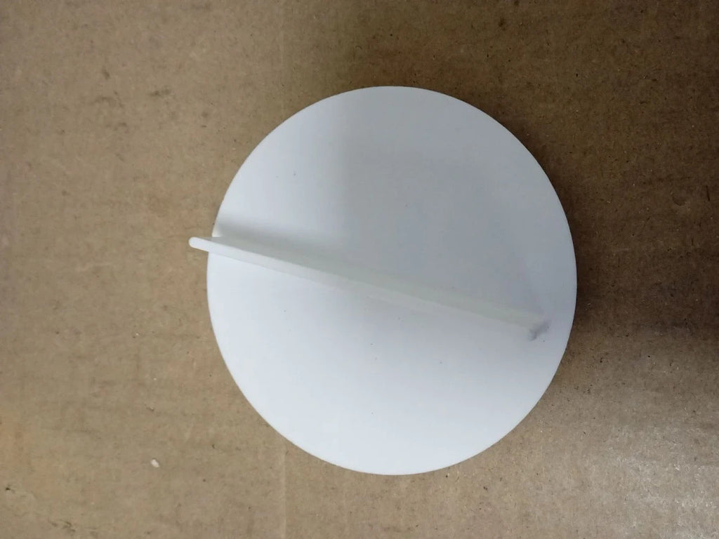 Fluidmaster 90mm Hi Flow Shower Trap Drain Brushed Brass White Fast Drainage