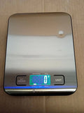 Etekcity Digital Kitchen Scale Stainless Steel Food Weighing 5kg LCD Design