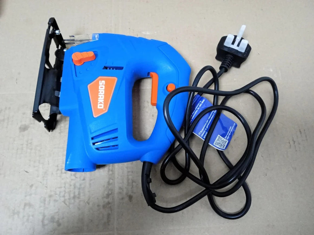 Sorako 600W Corded Wood Metal 800-3000SPM Electric 6 Speeds Blue