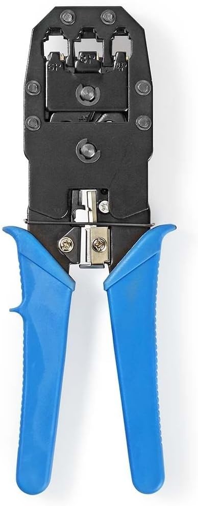 Nedis Crimping Pliers Modular Plugs Stripping Insulation Cable Cutting New