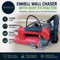 Einhell Wall Chaser Dust Extractor 1320W 9000RPM Idle Speed 26mm Maximum Groove
