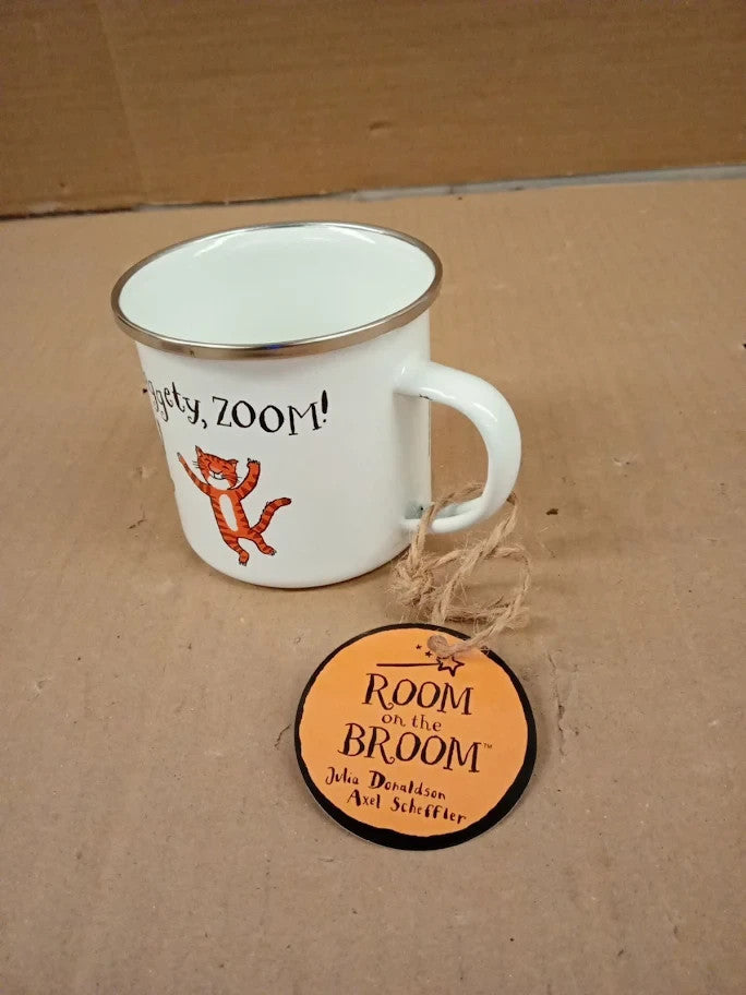 Robert Frederick Room Broom Enamel Mug Magical Character Design 320ml New