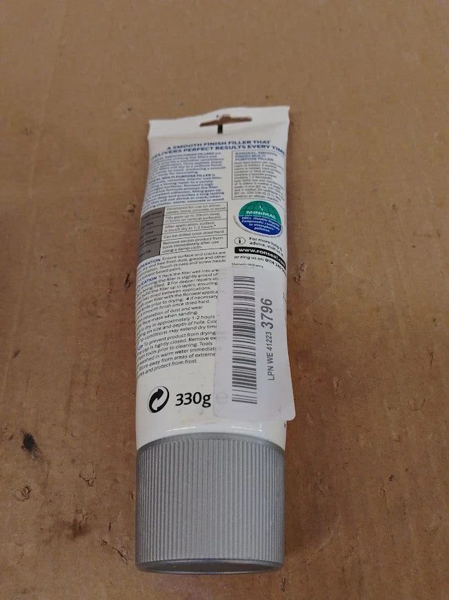 Ronseal Smooth Finish Multi Purpose Interior Wall Filler Ready Mixed