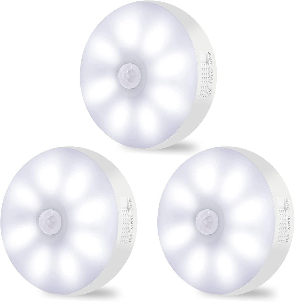 Motion Sensor Stair Night Lights Indoor Rechargeable Wireless 120x40x40mm New