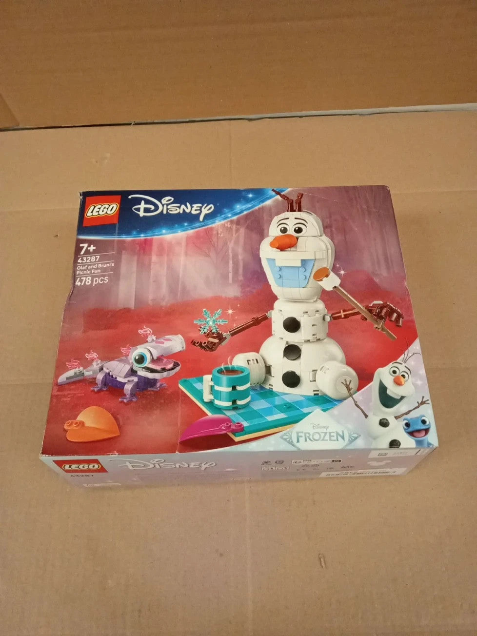 LEGO Disney Frozen Olaf Brunis Picnic Fun Toy Snowman Figure 43287 Age 7+
