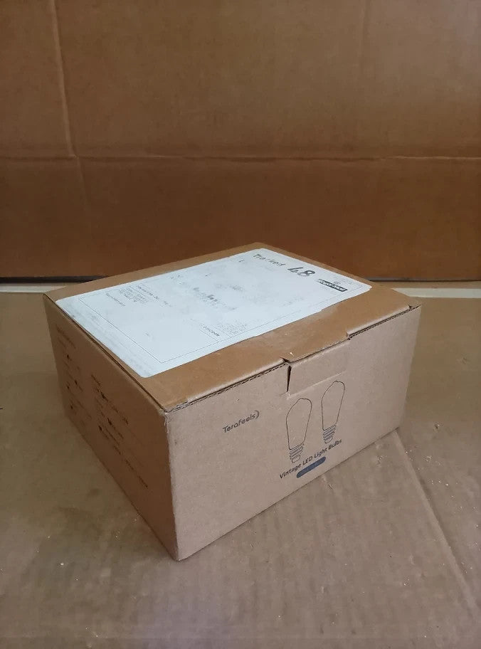 Terafeels 2Pack E27 Vintage LED Light Bulbs ST64 4W Spiral Filament Warm New