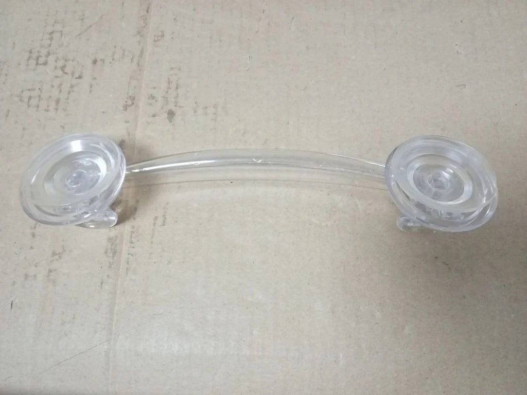 InterDesign 52620Power Lock Suction Bathroom Towel Bar Clear11.2x5.6 x2.35in
