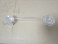 InterDesign 52620Power Lock Suction Bathroom Towel Bar Clear11.2x5.6 x2.35in