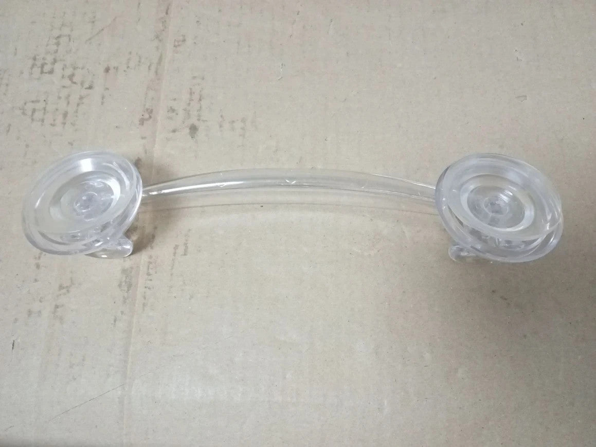 InterDesign 52620Power Lock Suction Bathroom Towel Bar Clear11.2x5.6 x2.35in