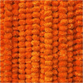 Zig Zag Artificial Marigold Garland 5pcs Pack Ideal Weddings 4.5-5ft Long New