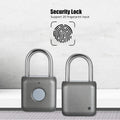Fingerprint Padlock ELinkSmart Digital Metal Keyless Gym Locker Suitcase Gray Ne
