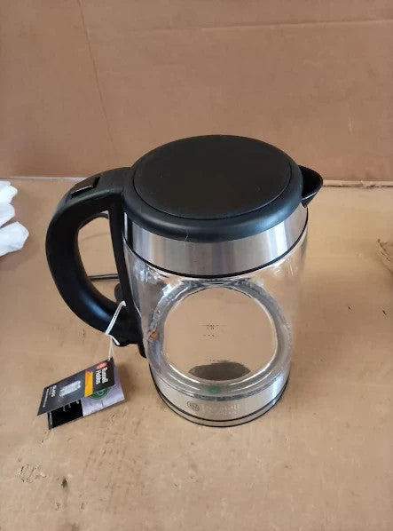 Russell Hobbs 1.7L Electric Cordless Glass Kettle 3000W Power Fast Boil 3KW New