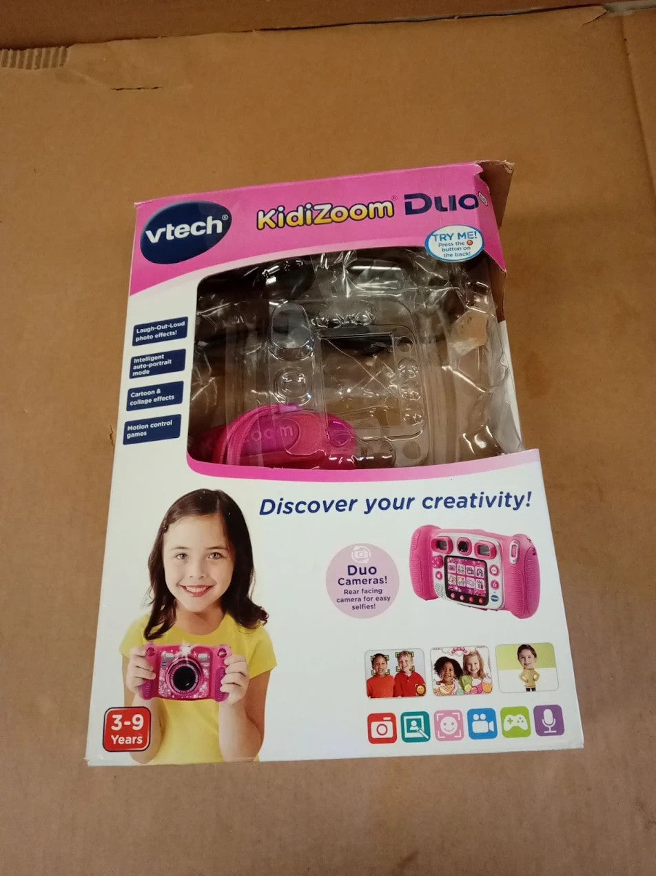 VTech 507153 Kidizoom Duo Camera 5.0 Kids Camera Colour Display Age 3+ Pink
