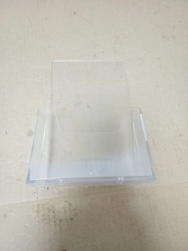 Europel Brochure & Literature Holder 1/3 A4 Size Impact Resistant Plastic Clear