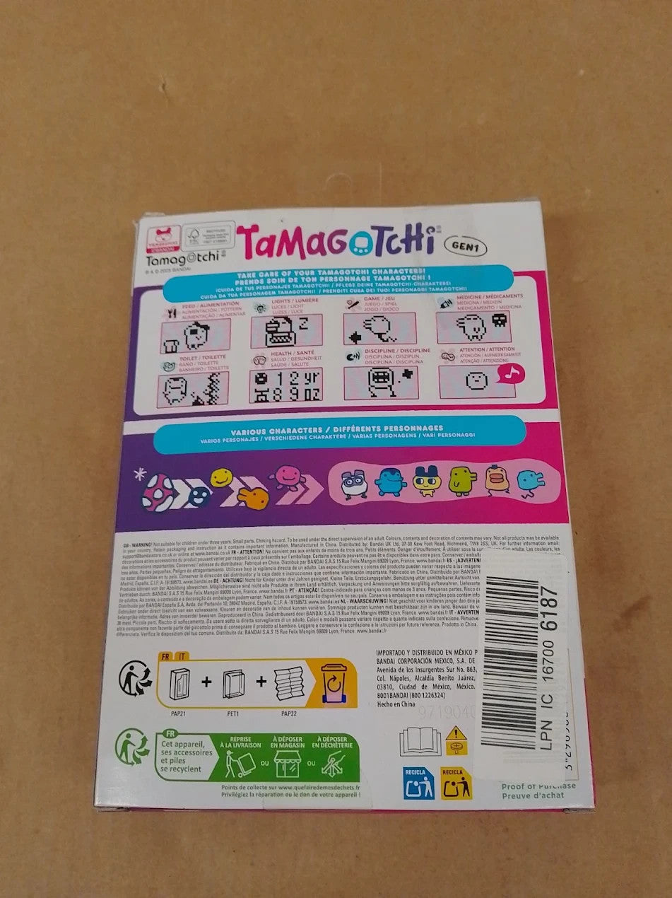 TAMAGOTCHI Original Rainbow Shell Virtual Pet Bandai Retro Digital Pet New