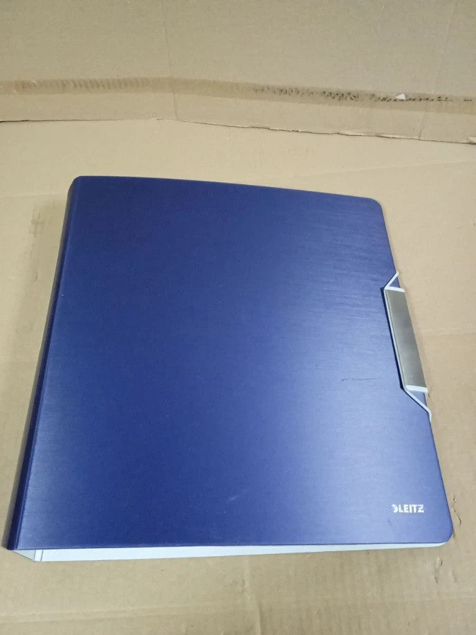 Leitz A4 Lever Arch File Titan Blue 65mm Elastic Fastening 11090069 Light New