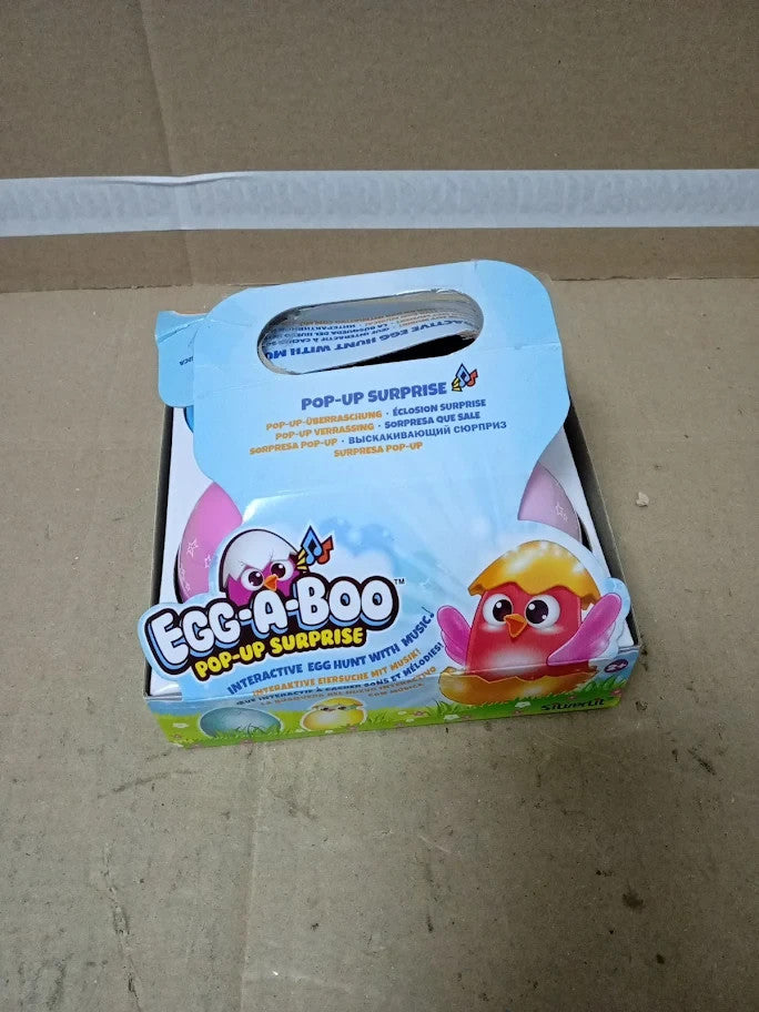 Eggaboo 4Pk Hides Adorable Chicks Pop Up Musical Suprises Play Peekaboo 2+ New