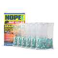 NOPE Rat Bait Grain 6x25g Rodent Control Sachets Rat Mouse Strength Formula New