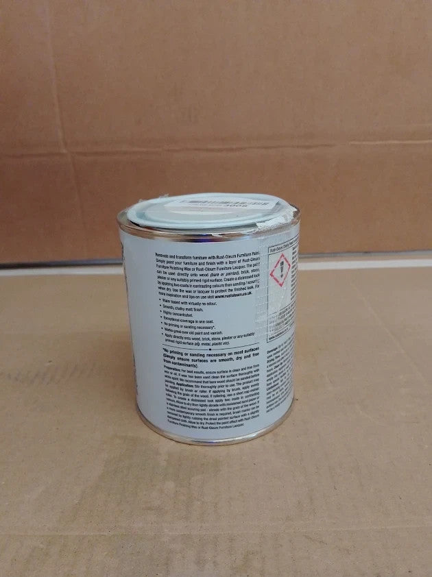 Rust Oleum Grey Upcycled Furniture Paint Chalky Finish Monaco Mist 750ml