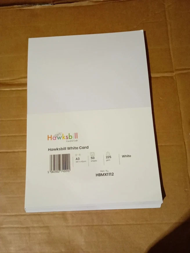A3 White Cardstock 225gsm 50 Sheets Premium Thick Craft Paper Arts Office Design