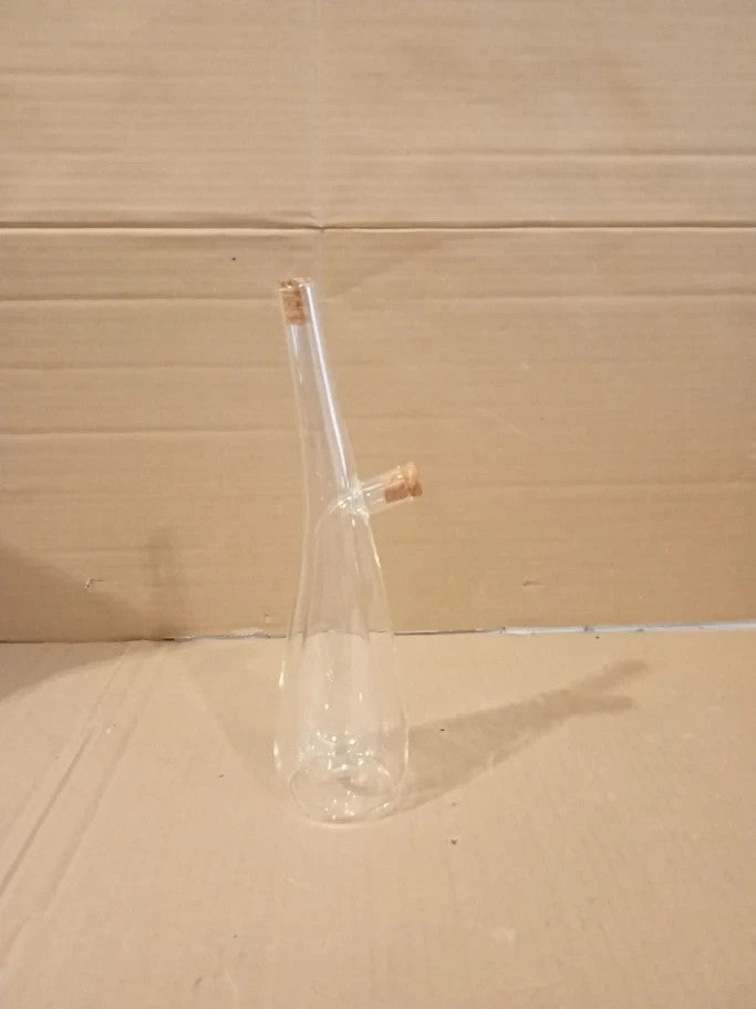 Tala Pourer Drizzle Elegant Glass Store Pour Both Oil Vinegar Duel Storage New
