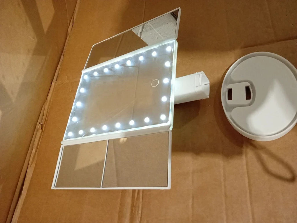 LED Makeup Mirror 22 Lights Touch Dimmable Cosmetic Quality Design White New