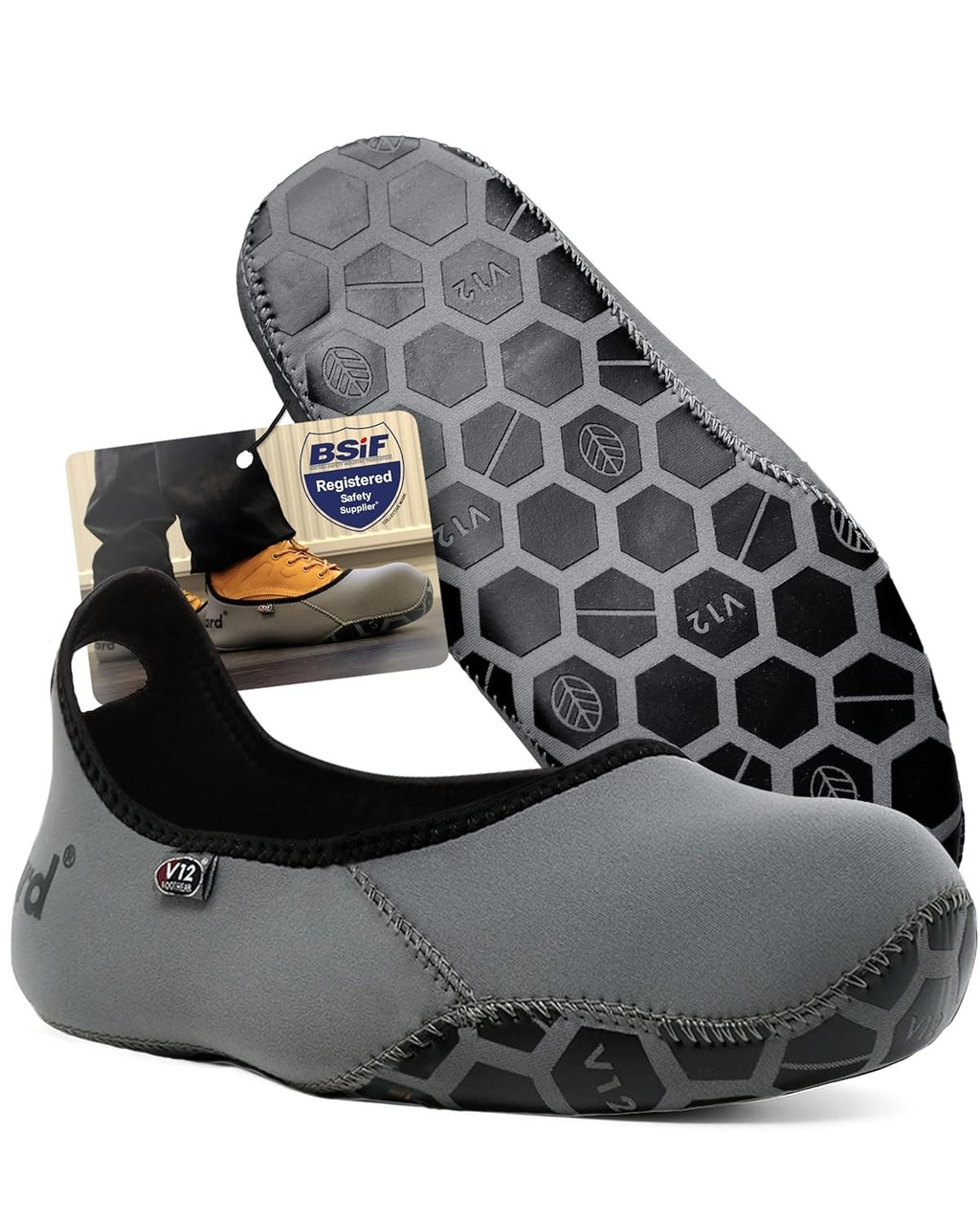 V12 Mukguard Reusable Overshoes Washable Slip Resistant UK Shoe Size 3-4 XS New