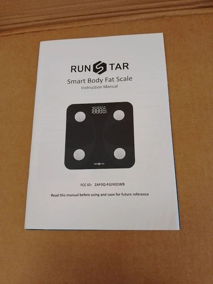 RunSTAR Scales Body Weight Fat Percentage Ultra Pecision Digital 400lb New