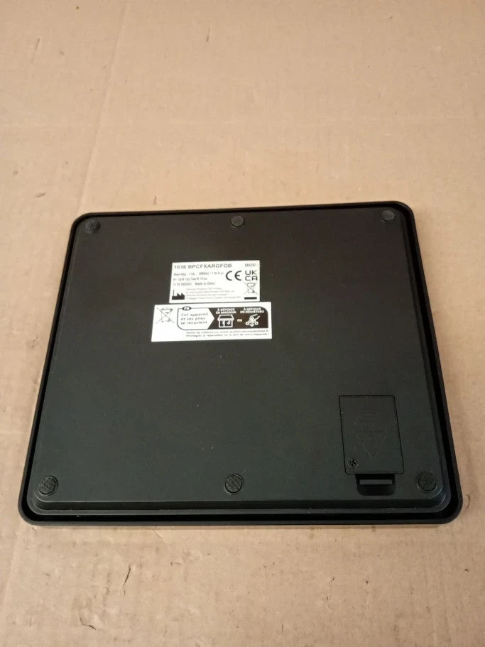 Salter Electronic Scale Steel Platform Black LCD Display 5kg Capacity