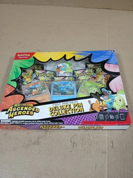 Pokemon TCG Mega Evolution3 Foil Promo Cards Used and Opened Box