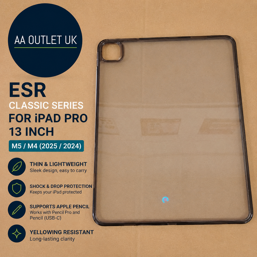 ESR iPad Pro 13in Case M5 M4 2025 2024 Thin & Lightweight Shock Drop Protection