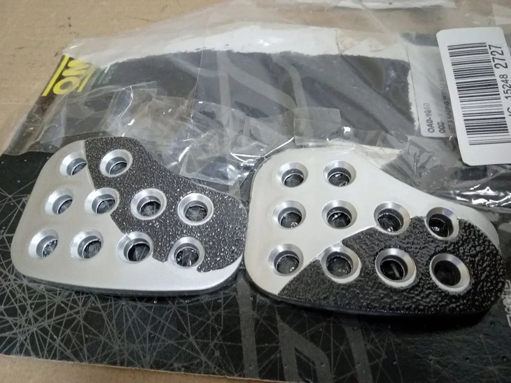 Omp Ompoa 1040 A Sports Pedals Aluminium Silver Two Pads New
