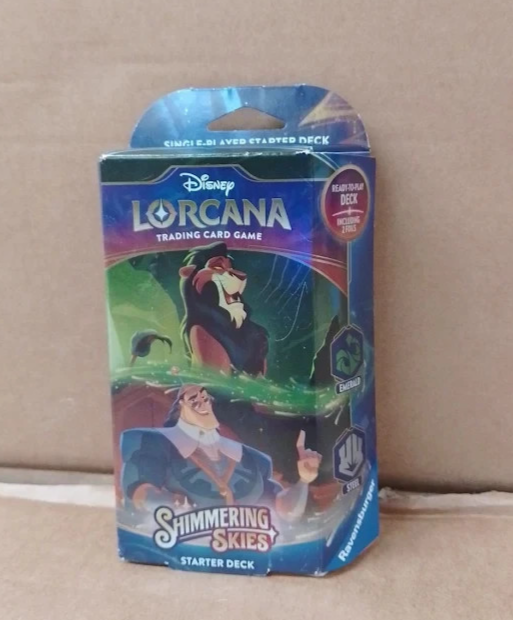 Ravensburger Disney Lorcana TCG Starter Deck Set 5 Shimmering Skies Cards New