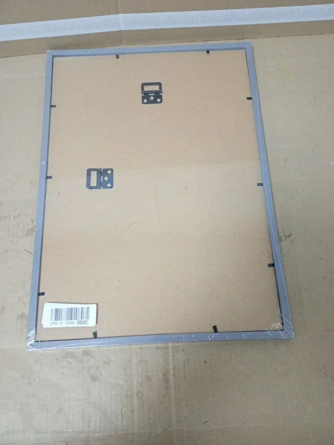 Hampton Poster Frame A3 29.7x42cm Light Grey Acrylic Front Engineered New