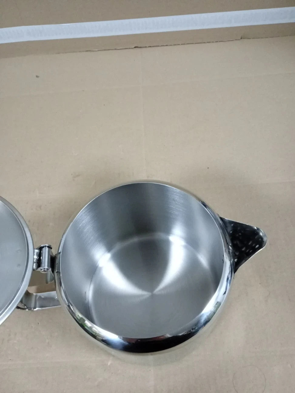 Olympia Concorde Teapot St Mirror Finish 1830ml 61.87fl oz Stainless Steel