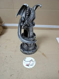 Widdop and Co Juliana Mystic Legends Dragon Tower Lamp Metallic Effect
