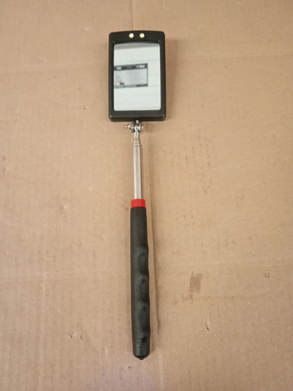 Blue Spot 07301 LED Inspection Mirror Extends 870mm Mirror 65x40mm