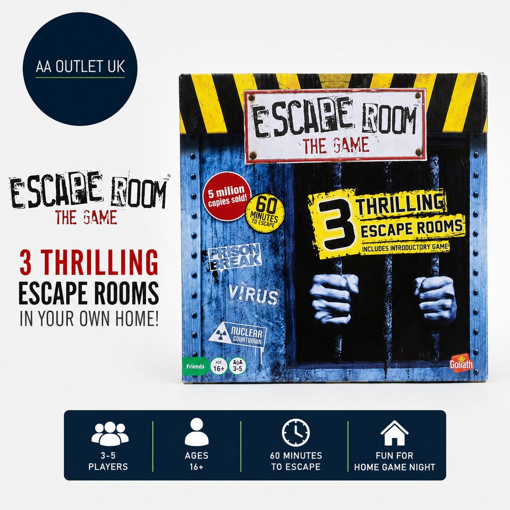Goliath Games Presents Escape Room Thrilling Escape Your Own Home 16+