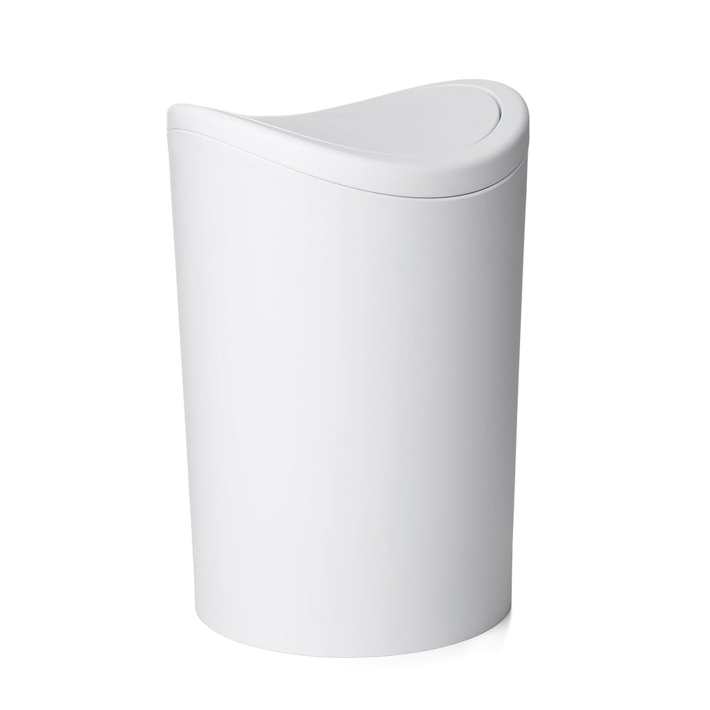 Tatay Bathroom Bin Swing Lid Compact Modern Design Durable Plastic 6L New