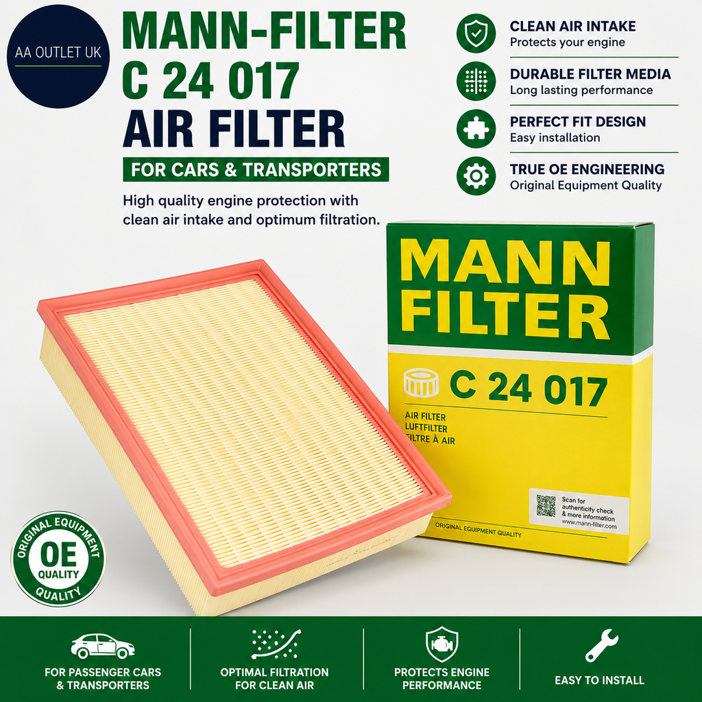 MANN FILTER C 24 017 Air Filter Cars+Transporters Passenger Clean Air Intake